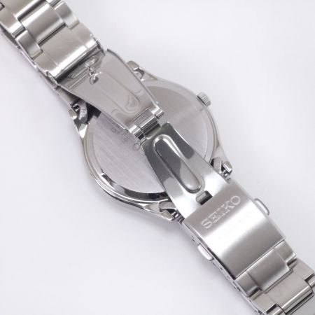 SEIKO セイコー 腕時計  ソーラー充電ステンレススチール ネイビー V157-0DR0