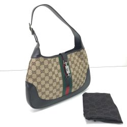 GUCCI グッチ ワンショルダーバッグ GG ジャッキー 00963 ブラウン Cランク