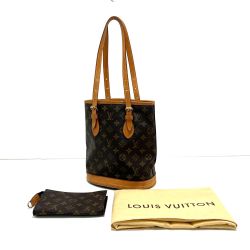 LOUIS VUITTON ルイヴィトン トートバッグ プチバケット ポーチ付 布袋付 要修理 M42238 Cランク
