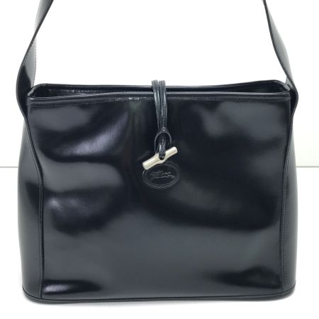 Longchamp ロンシャン セミショルダーバッグ ブラック