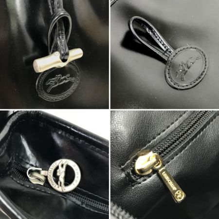 Longchamp ロンシャン セミショルダーバッグ ブラック