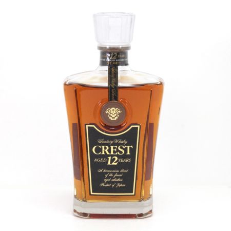 【北海道内限定発送】 SUNTORY サントリー  ウイスキー CREST 12年 700ml 43度 未開栓