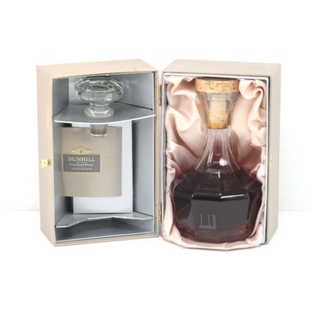 dunhill whisky ダンヒルウィスキー OLD MASTER Finest スコッチ クリスタルデキャンタ 700ml 43度 ギフトBOX付 未開栓