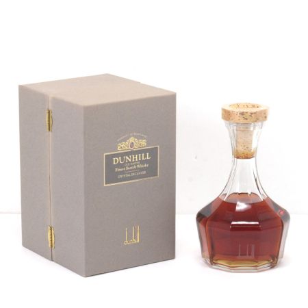 dunhill whisky ダンヒルウィスキー OLD MASTER Finest スコッチ クリスタルデキャンタ 700ml 43度 ギフトBOX付 未開栓