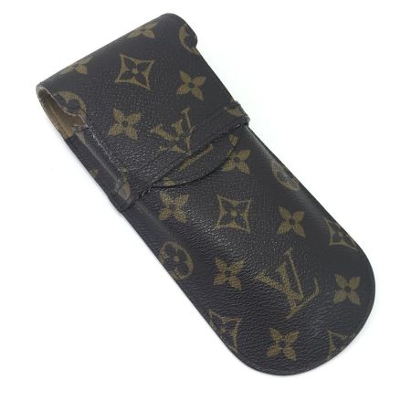 LOUIS VUITTON ルイヴィトン 眼鏡ケース モノグラム エテュイ リュネット ラバ 内部ヨゴレ有 M62970