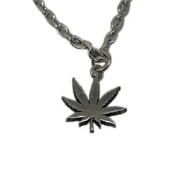 HUF ハフ ネックレス マリファナリーフ PLANTLIFE SV925 Aランク