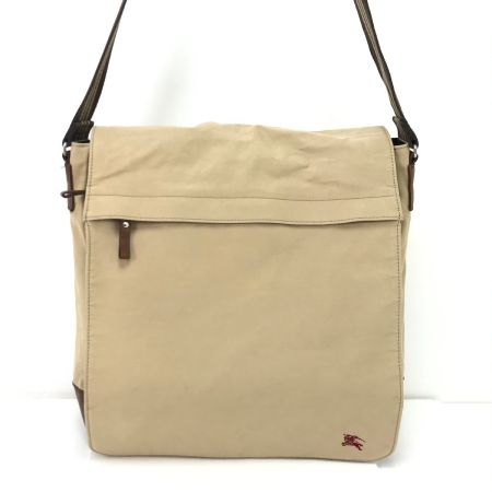 BURBERRY BLUE LABEL ショルダーバッグ キズ・ヨゴレ有 角スレ有 ベージュ