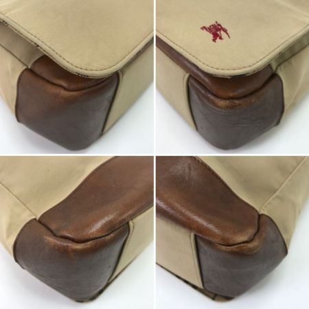 BURBERRY BLUE LABEL ショルダーバッグ キズ・ヨゴレ有 角スレ有 ベージュ