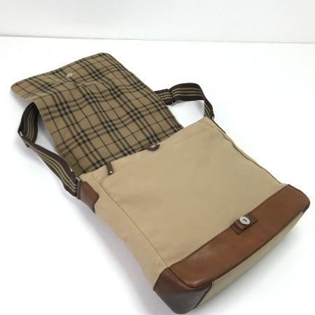 BURBERRY BLUE LABEL ショルダーバッグ キズ・ヨゴレ有 角スレ有 ベージュ