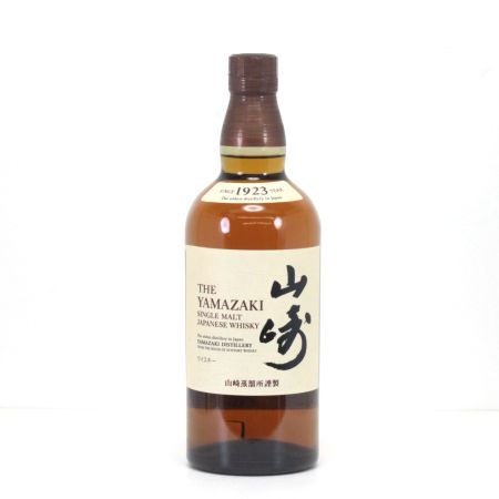 【北海道内限定発送】 SUNTORY サントリー シングルモルトウイスキー 山崎 700ml 43度 未開栓