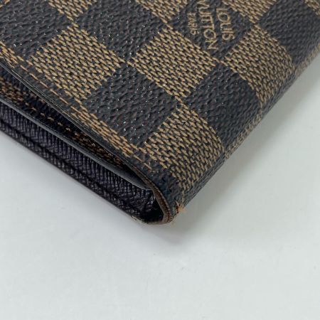 LOUIS VUITTON ルイヴィトン ダミエ ポルトフォイユ トレゾール インターナショナル N61215