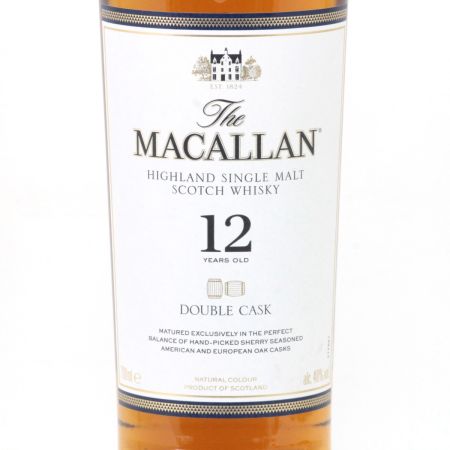 The MACALLAN マッカラン ハイランドシングルモルト 12年 ダブルカスク 700ml 40度 未開栓