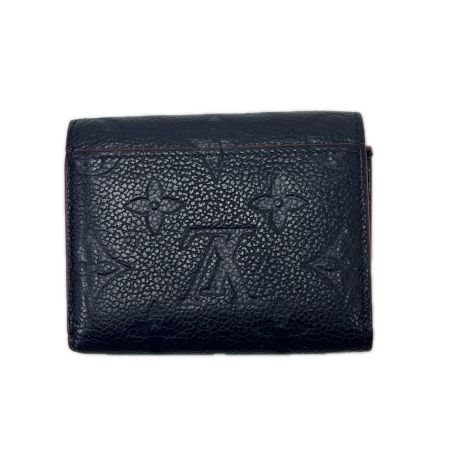 LOUIS VUITTON ルイヴィトン 三つ折り財布 ポルトフォイユ ゾエ アンプラント マリーヌルージュ M58880 ネイビー