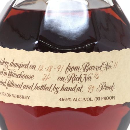 Blanton ブラントン バーボンウイスキー 46.5度 750ml 保存袋付 未開栓