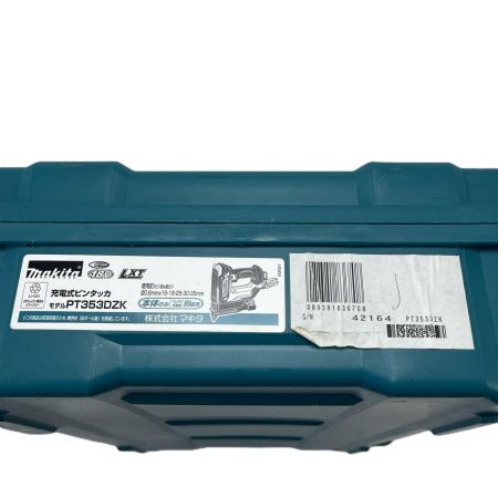MAKITA マキタ 充電式電動ピンタッカ 18V 35mmピンネイル付 ケース付 PT353DZK ブルー