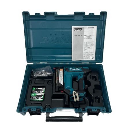 MAKITA マキタ 充電式電動ピンタッカ 18V 35mmピンネイル付 ケース付 PT353DZK ブルー