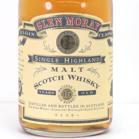 GLEN MORAY グレンマレイ シングル ハイランド モルト 15年 750ml 43度 1990年代旧ボトル 未開栓