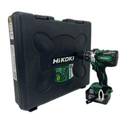 HiKOKI ハイコーキ 18V コードレス振動ドライバドリル 充電器付 充電池2個付 DV18DBL2 グリーン Bランク
