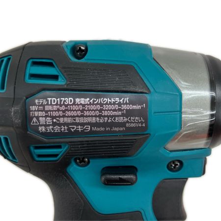 MAKITA マキタ 充電式インパクトドライバ 本体のみ TD173D ブルー