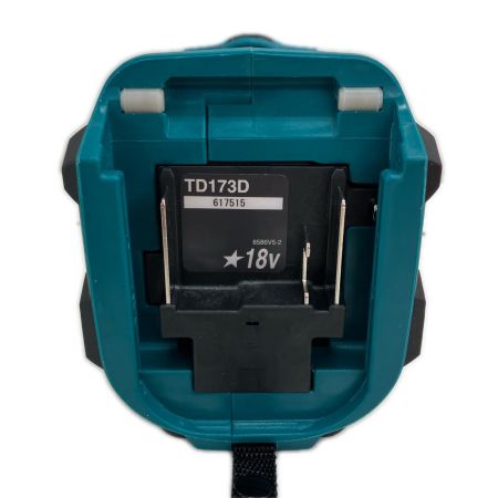 MAKITA マキタ 充電式インパクトドライバ 本体のみ TD173D ブルー