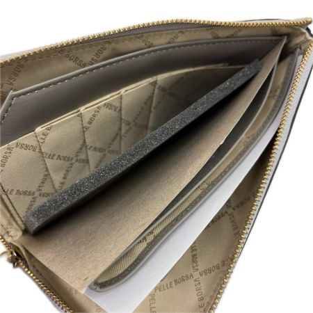 PELLE BORSA ペレボルサ L字ジップ長財布 5443IG 薄水色