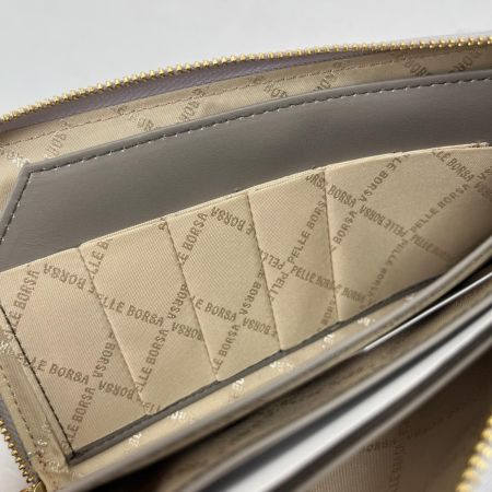 PELLE BORSA ペレボルサ L字ジップ長財布 5443IG 薄水色