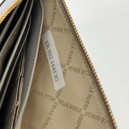PELLE BORSA ペレボルサ L字ジップ長財布 5443IG 薄水色