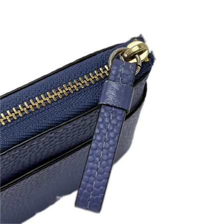 PELLE BORSA ペレボルサ L字ジップ長財布 5443VP ブルー