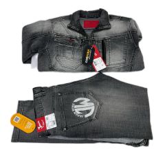 JAWIN  ストレッチジャンパー(L) カーゴパンツ(82SIZE) 2点セット ブリーチブラック  53000 53002 Sランク