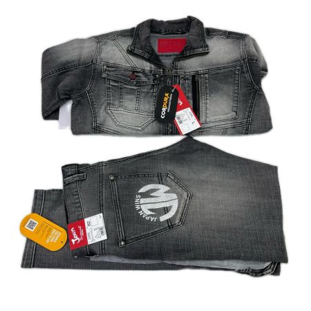 JAWIN  ストレッチジャンパー(L) カーゴパンツ(82SIZE) 2点セット ブリーチブラック  53000 53002