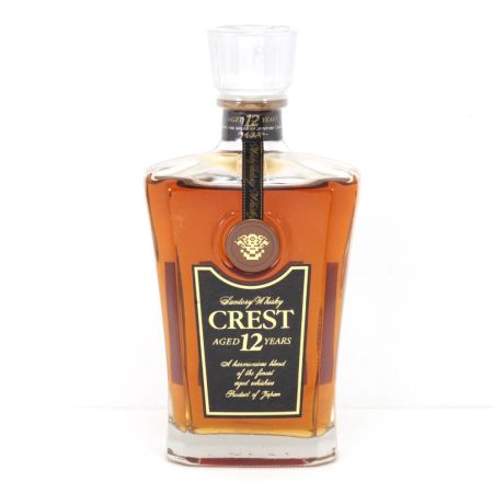 【北海道内限定発送】 SUNTORY サントリー S ウイスキー CREST 12年 700ml 43度 未開栓