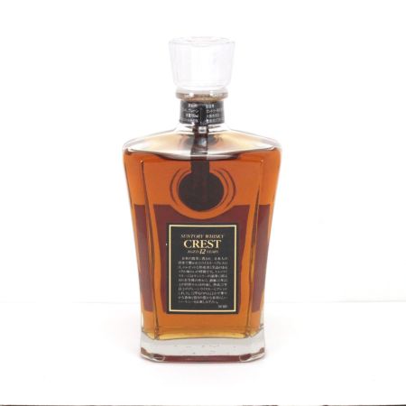 【北海道内限定発送】 SUNTORY サントリー S ウイスキー CREST 12年 700ml 43度 未開栓