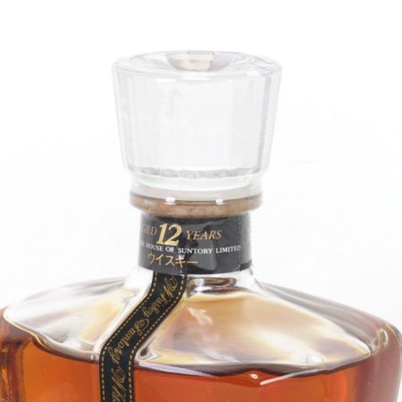 【北海道内限定発送】 SUNTORY サントリー S ウイスキー CREST 12年 700ml 43度 未開栓