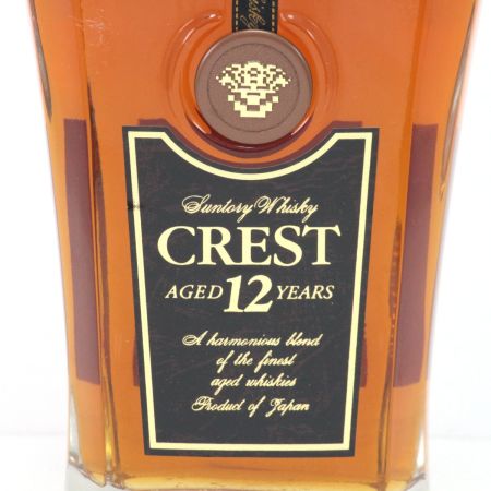 【北海道内限定発送】 SUNTORY サントリー S ウイスキー CREST 12年 700ml 43度 未開栓