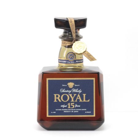 【北海道内限定発送】 SUNTORY サントリー  ウイスキー ROYAL 15年 700ml 43度 ブルーラベル 未開栓