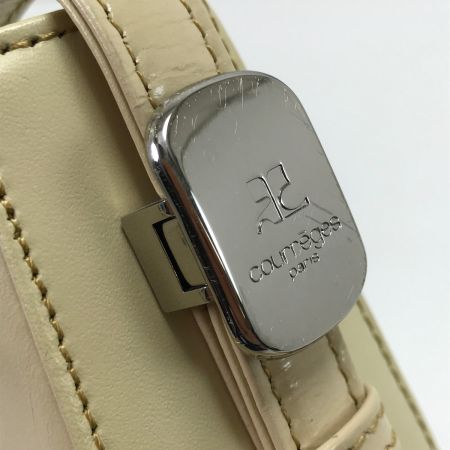 courreges クレージュ セミショルダーバッグ イエロー