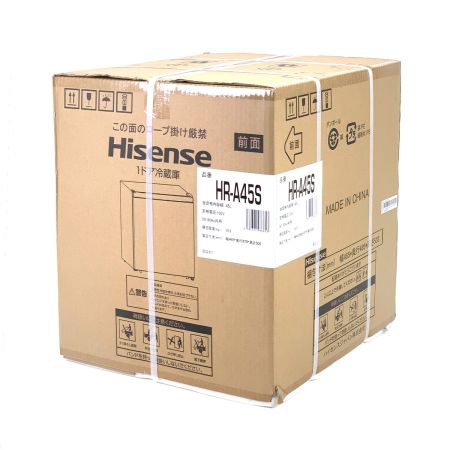 Hisense ハイセンス 冷蔵庫　全定格内容積 45L HR-A45S