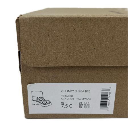 COACH コーチ ショートブーツ シグネチャー 24.0cm CCH12 ブラウン