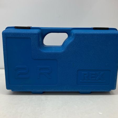 REX レッキス ベビーリード型手動パイプねじ切器 1102R3 チェーザ3種付 2R レッド