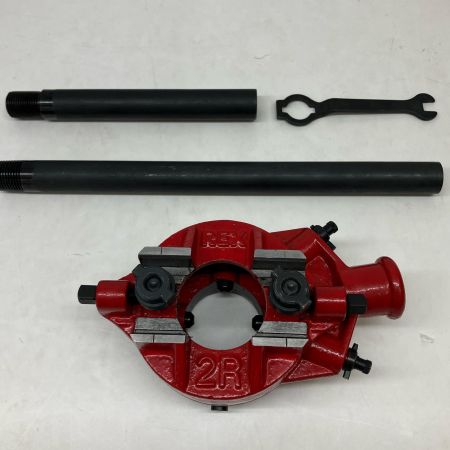 REX レッキス ベビーリード型手動パイプねじ切器 1102R3 チェーザ3種付 2R レッド