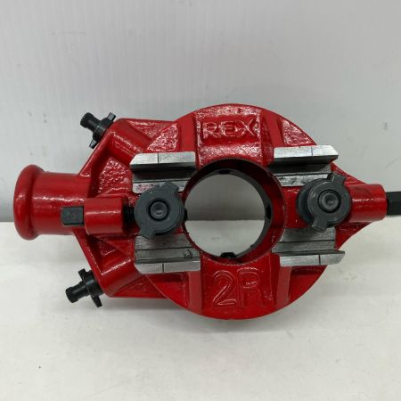 REX レッキス ベビーリード型手動パイプねじ切器 1102R3 チェーザ3種付 2R レッド