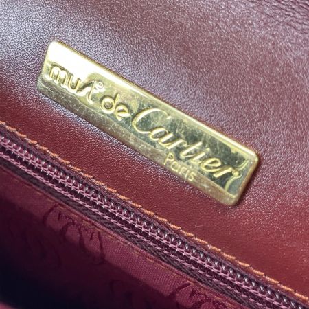 Cartier カルティエ クラッチバッグ マストライン ボルドー