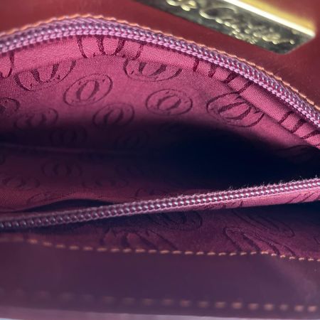 Cartier カルティエ クラッチバッグ マストライン ボルドー