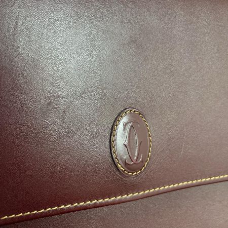Cartier カルティエ クラッチバッグ マストライン ボルドー