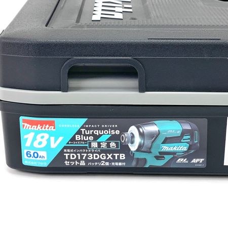 Makita マキタ  充電式インパクトドライバ TD173DGXTB 限定色 ターコイズブルー 18V 6.0Ah