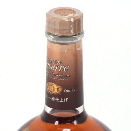 【北海道内限定発送】 SUNTORY サントリー  ウイスキー スペシャルリザーブ 10年 シェリー樽仕上げ 700ml 40度 未開栓