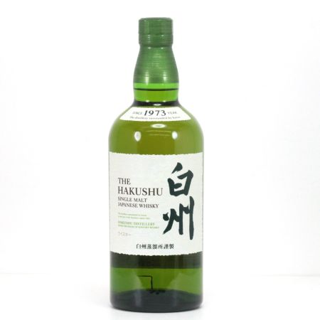 【北海道内限定発送】 SUNTORY サントリー シングルモルトウイスキー白州 白州蒸溜所謹製 700ml 43度 未開栓