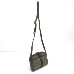 GUCCI グッチ OLD GUCCI ショルダーポーチ ブラウン Cランク