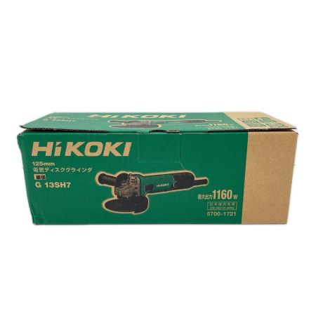 HiKOKI ハイコーキ 125mm 電気ディスクグラインダ 100V G13SH7 グリーン