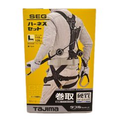 TAJIMA タジマ フルハーネス型安全帯 巻取式ダブルランヤード付 Lサイズ A1GSLER-WL2BK ブラック Sランク